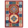 Safavieh Aspen 2' x 3' Hand Tufted Wool Rug in Red and Blue