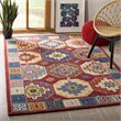 Safavieh Aspen 3' x 5' Hand Tufted Wool Rug in Red and Blue