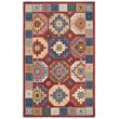 Safavieh Aspen 3' x 5' Hand Tufted Wool Rug in Red and Blue