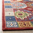 Safavieh Aspen 8' x 10' Hand Tufted Wool Rug in Red and Blue