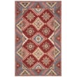 Safavieh Aspen 5' x 8' Hand Tufted Wool Rug in Red and Blue