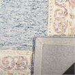 Safavieh Aubusson 4' x 6' Hand Tufted Wool Rug in Blue and Pink