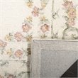 Safavieh Aubusson 8' x 10' Hand Tufted Wool Rug in Ivory and Pink