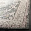 Safavieh Aubusson 4' x 6' Hand Tufted Wool Rug in Ivory and Charcoal