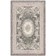 Safavieh Aubusson 5' x 8' Hand Tufted Wool Rug in Ivory and Charcoal