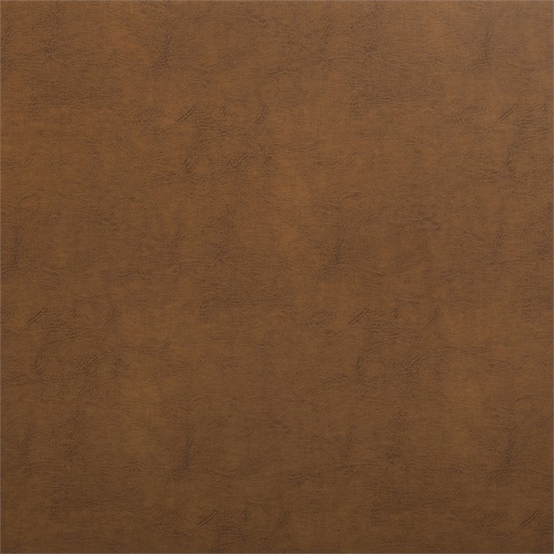 Safavieh Maruka Faux Leather Storage Bench in Brown and Black