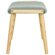 Safavieh Yara Upholstered Bench in Blue and Natural