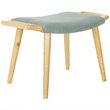 Safavieh Yara Upholstered Bench in Blue and Natural