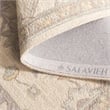 Safavieh Blossom 5' x 8' Hand Tufted Wool Rug in Slate and Beige