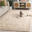 Safavieh Blossom 5' x 8' Hand Tufted Wool Rug in Slate and Beige