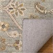 Safavieh Blossom 8' x 10' Hand Tufted Wool Rug in Slate and Beige