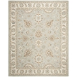 Safavieh Blossom 5' x 8' Hand Tufted Wool Rug in Aqua and Ivory