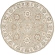 Safavieh Blossom 6' Round Hand Tufted Wool Rug in Sage and Ivory