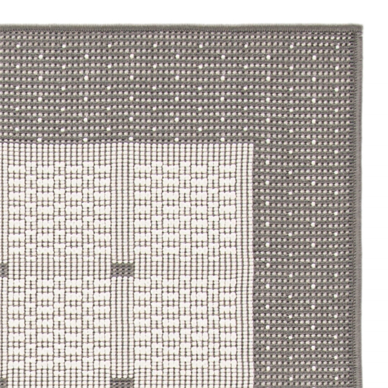 Safavieh Bermuda 4' x 6' Rug in Gray and Ivory