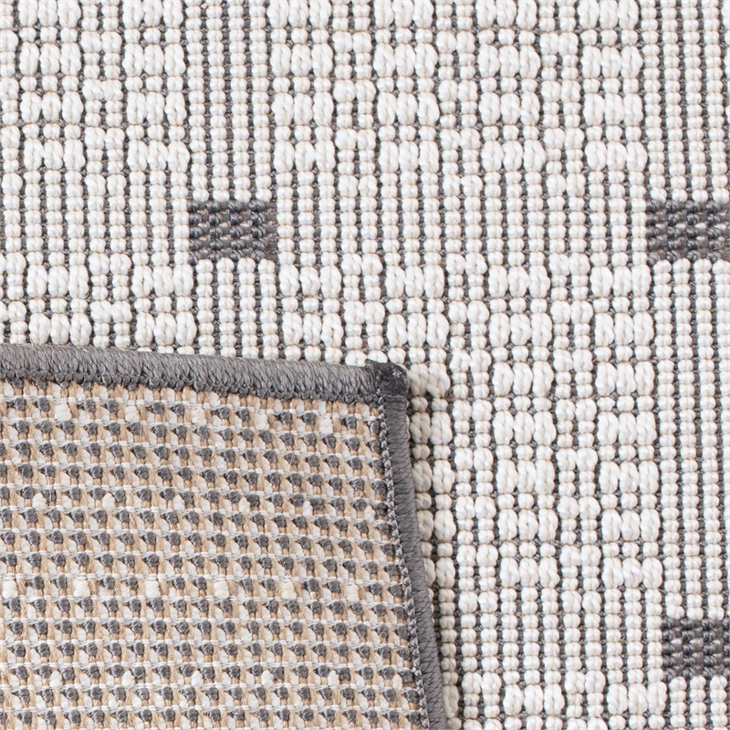 Safavieh Bermuda 9' x 12' Rug in Gray and Ivory