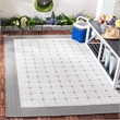 Safavieh Bermuda 9' x 12' Rug in Gray and Ivory