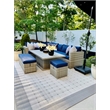 Safavieh Bermuda 9' x 12' Rug in Gray and Ivory