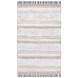 Safavieh Boston 3' x 5' Hand Tufted Rug in Ivory and Beige