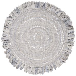 safavieh braided hand woven rug in light gray a