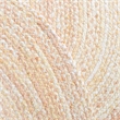 Safavieh Braided 3' Round Hand Woven Rug in Beige
