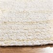 Safavieh Braided 5' Round Hand Woven Rug in Beige