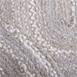 Safavieh Braided 3' Round Hand Woven Rug in Light Gray