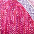 Safavieh Braided 5' Round Hand Woven Rug in Pink and Fuchsia