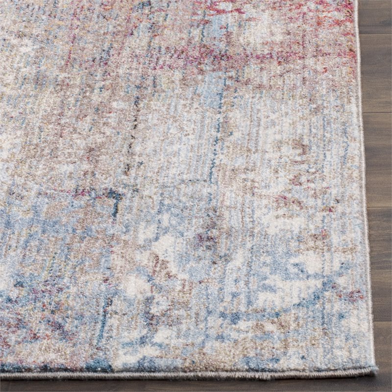 Safavieh Bristol 9' x 12' Rug in Pink and Blue