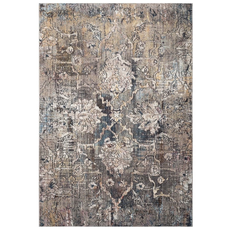 Safavieh Bristol 4' x 6' Rug in Blue and Gray
