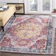 Safavieh Bristol 4' x 6' Rug in Red and Blue