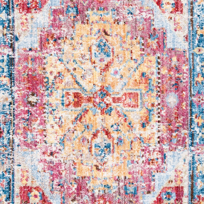 Safavieh Bristol 4' x 6' Rug in Red and Blue