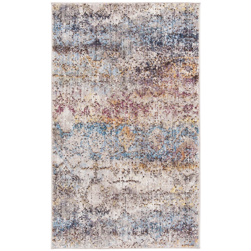 Safavieh Bristol 3' x 5' Rug in Turquoise and Ivory