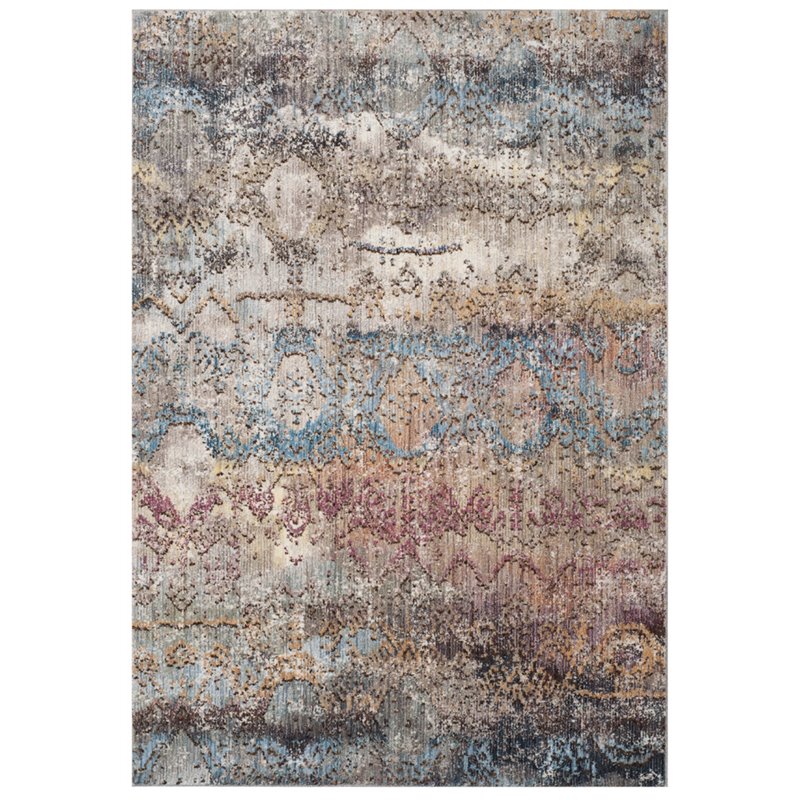 Safavieh Bristol 4' x 6' Rug in Turquoise and Ivory