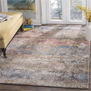 Safavieh Bristol 8' x 10' Rug in Turquoise and Ivory