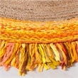 Safavieh Cape Cod 3' Round Hand Woven Jute Rug in Gold and Natural