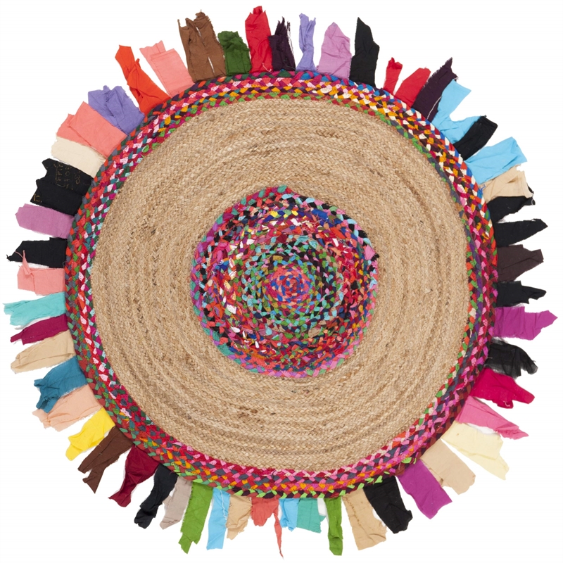Safavieh Cape Cod 3' Round Hand Woven Jute Rug
