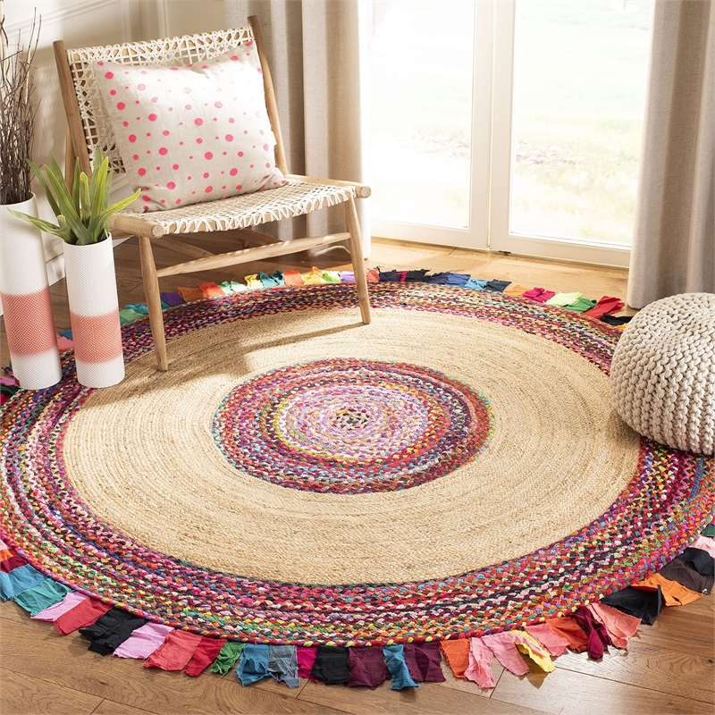 Safavieh Cape Cod 5' Round Hand Woven Jute Rug