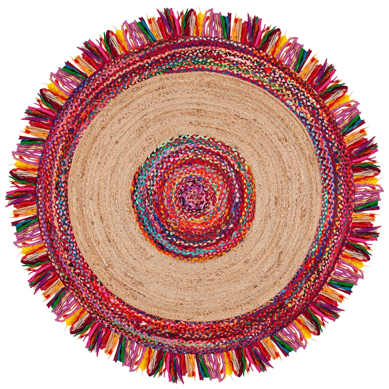 Safavieh Cape Cod 5' Round Hand Woven Jute Rug