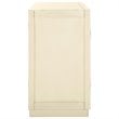 Safavieh Kaia Mirrored Accent Chest in Antique Beige