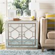 Safavieh Juniper Mirrored Accent Chest in Champagne