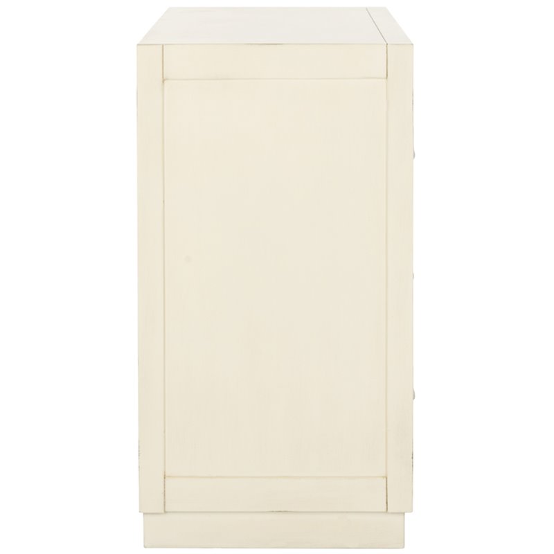 Safavieh Juniper Mirrored Accent Chest in Antique Beige