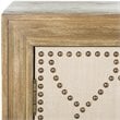Safavieh Yuna Accent Chest in Rustic Oak and Beige