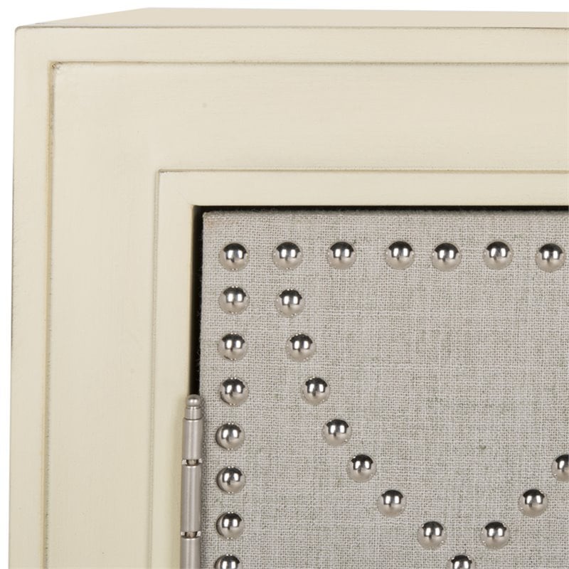 Safavieh Yuna Accent Chest in Antique Beige and Light Gray