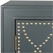 Safavieh Yuna Accent Chest in Steel Teal and Gold