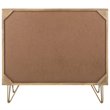 Safavieh Marigold 3 Drawer Accent Chest in Natural and Brass