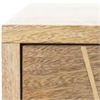 Safavieh Marigold 3 Drawer Accent Chest in Natural and Brass
