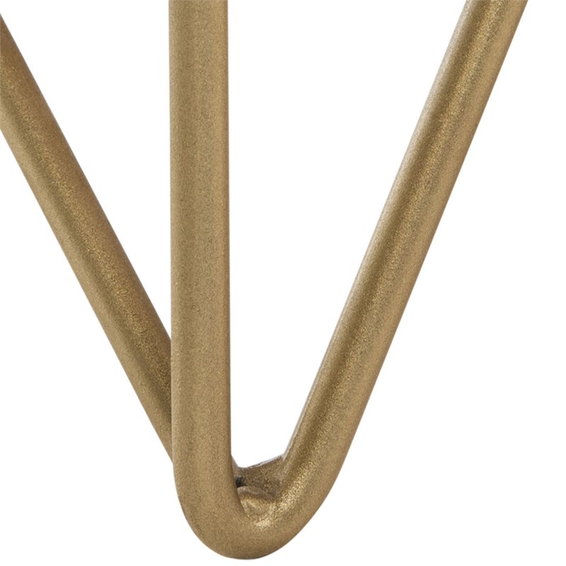 Safavieh Marigold 3 Drawer Accent Chest in Natural and Brass