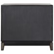 Safavieh Shannon Mirrored Accent Chest in Gray Wash and Walnut
