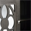 Safavieh Shannon Mirrored Accent Chest in Gray Wash and Walnut
