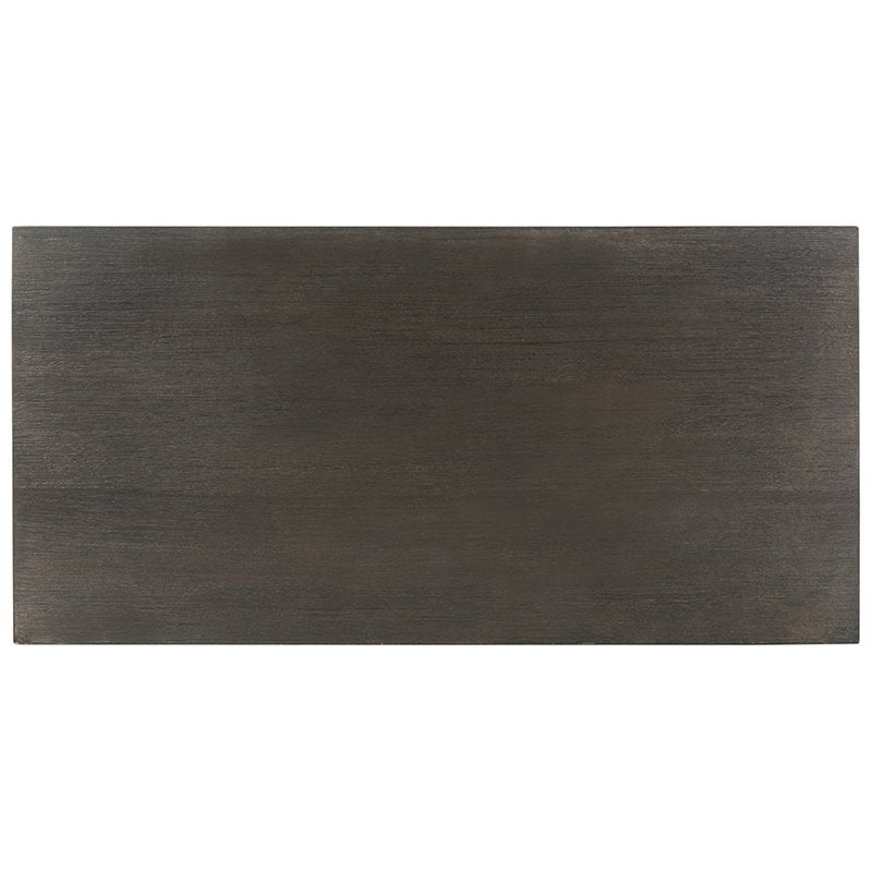 Safavieh Shannon Mirrored Accent Chest in Gray Wash and Walnut